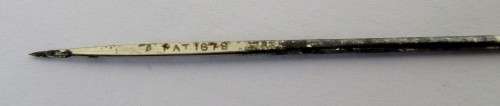 DESIRABLE CHARLES HORNER ART NOUVEAU HAT PIN~FULLY MARKED CHESTER 1907 WOW!!!!