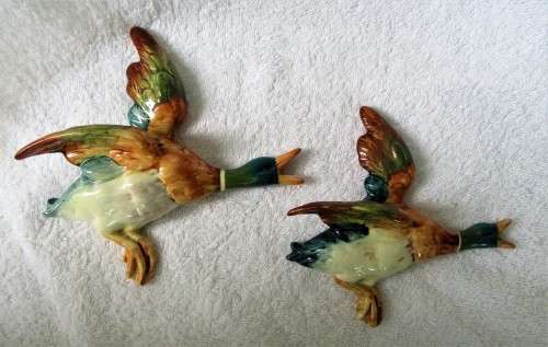 SET PERFECT BESWICK MALLARD GEESE RETRO WALL PLAQUES~PLUS LARGE ONE FOR FREE!!!