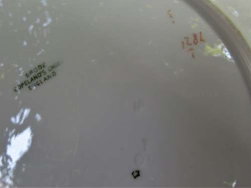 THREE CIRCA 1906 COPELAND SPODE CABINET/DISPLAY PLATES 23 CM DIAMETER VGC