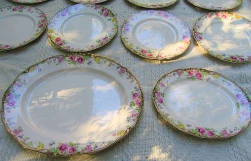 WOW LARGE 55 PIECE VINTAGE 1939/40 ENGLISH ROSE D6071 ROYAL DOULTON SET VALUE R6500.00