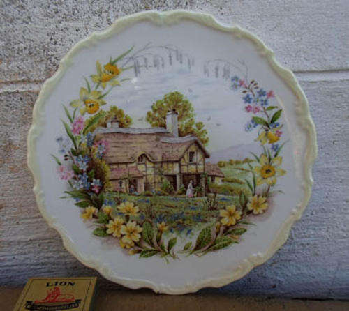 ROYAL ALBERT C1984 VINTAGE~COTTAGE GARDEN SERIES~SPRING