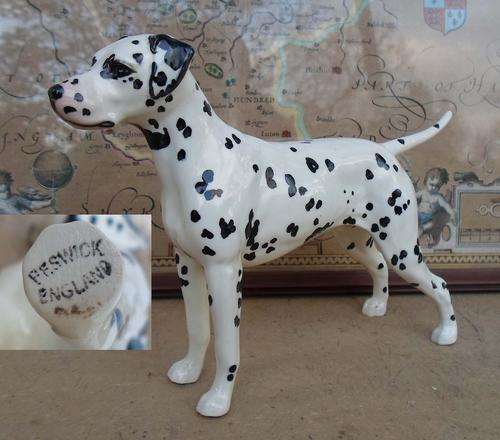 RARE VINTAGE BESWICK LARGE 21 CM~ARNOLDENE SHOW DOG~GLOSS~PERFECT!!!