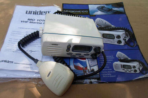UNIDEN MC 1010 VHF MARINE RADIO WITH MANUAL ETC~VGC USED CONDITION
