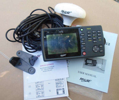 MLR FX312 MARITIME GPS FISH FINDER UNIT WITH AERIAL MANUAL~USED VGC