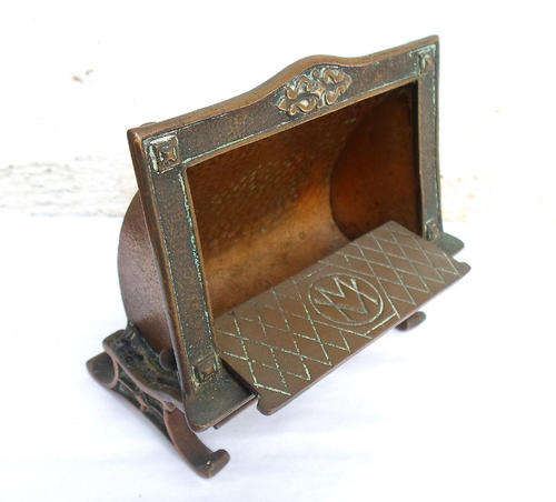 EXCEPTIONALLY RARE BRASS VICTORIAN COSMOS RADIANT FIRE ADVERTISEMENT MINIATURE R2000.00
