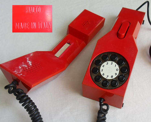 VERY RARE 70s RETRO ITALIAN DESIGN TELEPHONE~CLASSIC "RIALTO" GIUGIARO DESIGN FOR SIEMENS