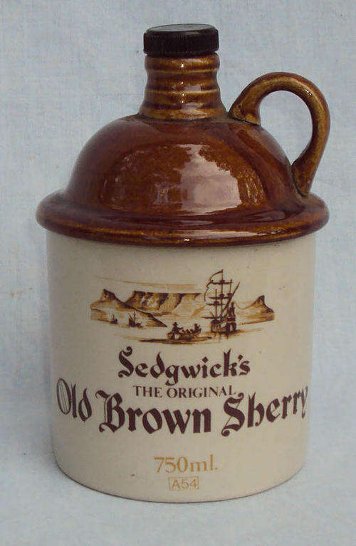 CRAZY R1 SALE~SEDGWICK'S ORIGINAL OLD BROWN SHERRY CASK~OUDE KAAP STONEWARE LTD.