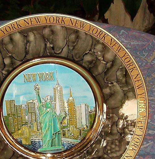 WED R1~QUALITY~COLLECTABLE~24KT GOLD EDGED~JAPANESE CHOKIN~ART OF CHOKIN~NEW YORK~AMAZING!!!!!!