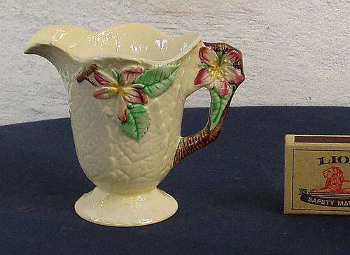 SCARCE VINTAGE CARLTON WARE~YELLOW~APPLE BLOSSOM PATTERN~CREAM JUG~PERFECT CONDITION