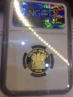 Start at Zero!!!! $$ Clearance $$ All must GO! $$ South Africa -GOLD 1998 R2 COELACANTH PF69 UC
