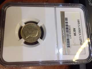 Start at Zero!!!! $$ Clearance $$ All must GO! $$ SOUTH AFRICA 1895 1/2POND AU50