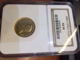 Start at Zero!!!! $$ Clearance $$ All must GO! $$ SOUTH AFRICA 1898 POND AU50