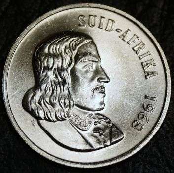 CRAZY! $$$ R1 START! $$$$ - Silver R1 UNC 1968 AFRIKAANS
