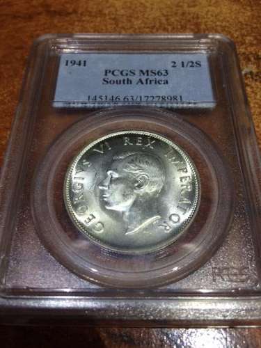 Start at Zero!!!! $$ Clearance $$ All must GO! $$ South Africa UNION - 1941 2.5S MS63