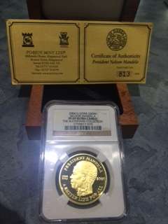 Start at current GOLD price!!!$$ Clearance $$ All must GO! $$ MANDELA SierraLeone 2004 gold $500 1oz