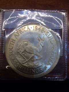 UNION SOUTH AFRICA 1948 5 shillings