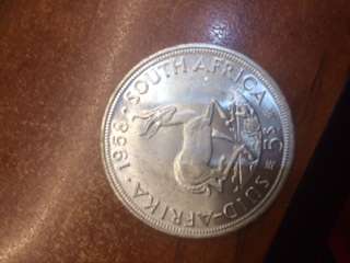 SOUTH AFRICA UNION 1958 FIVE SHILLINGS