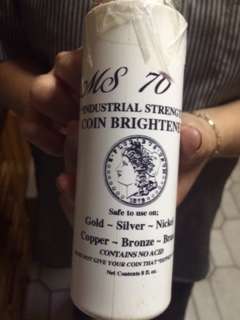 SOUTH AFRICA MS70 INDUSTRIAL STRENGTH COIN BRIGHTENER - GOLD, SILVER AND NICKEL COINS