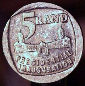 CRAZY!! R1 START!! 1994 R5 MANDELA INAUGURATION UNC - LAST OF MY STOCK!!!!