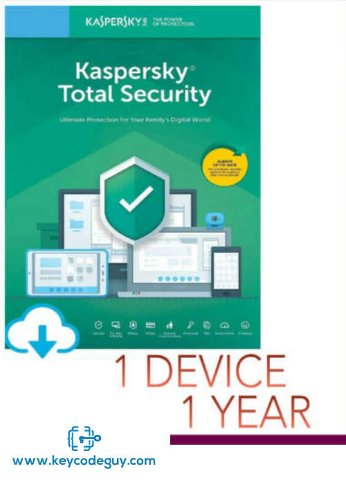 Kaspersky TOTAL SECURITY 2020 + Email Delivery (1 Device, 1 Year, Global Key)