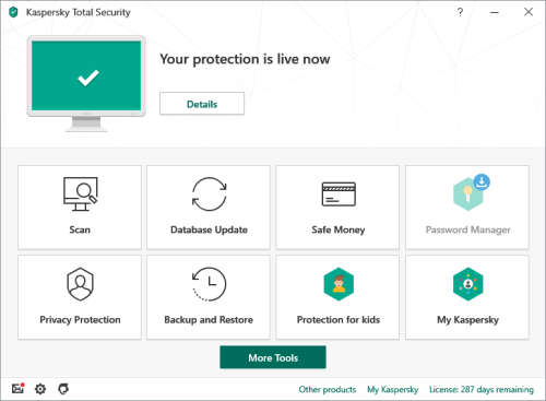 Kaspersky TOTAL SECURITY 2020 + Email Delivery (1 Device, 1 Year, Global Key)