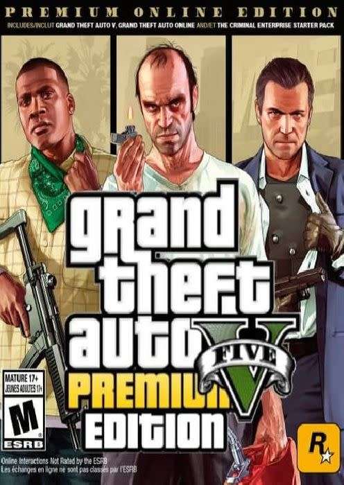 GRAND THEFT AUTO V 5 (GTA 5): PREMIUM ONLINE EDITION PC ROCKSTAR LAUNCER