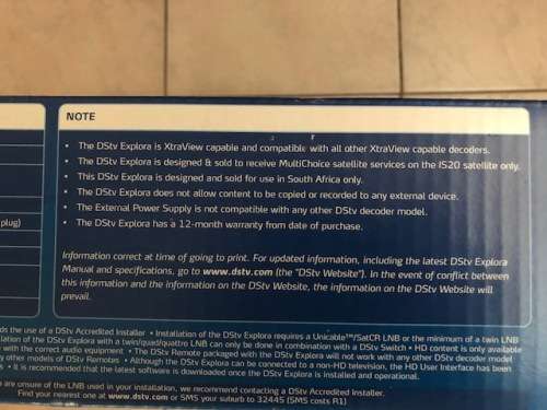 DSTV Explora Explorer - Brand new in the box - unwanted gift