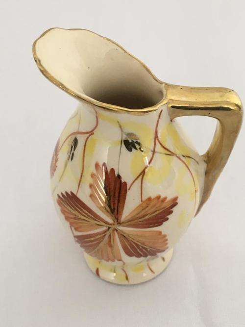 FLORA GOUDA HOLLAND PORCELAIN JUG PITCHER