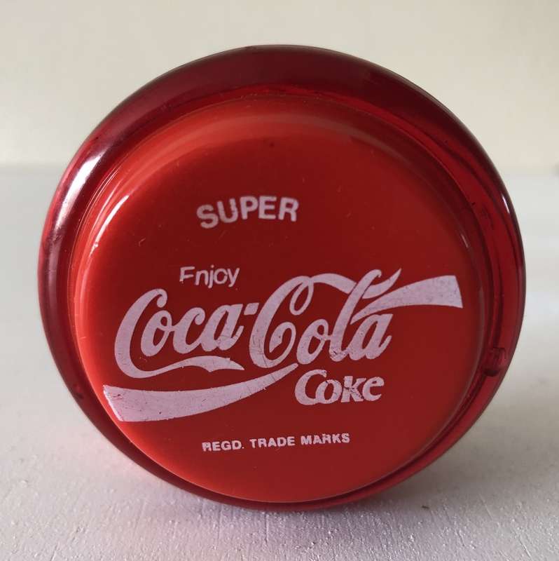 SUPER COCA-COLA YO-YO WITH ORIGINAL STRING