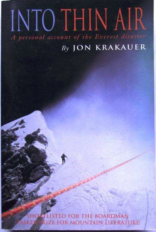 Jon Krakauer: INTO THIN AIR (A Personal Account of the Everest Disaster)