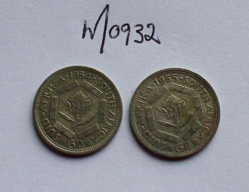 1954 6d & 1955 6d (one bid for 2 coins)