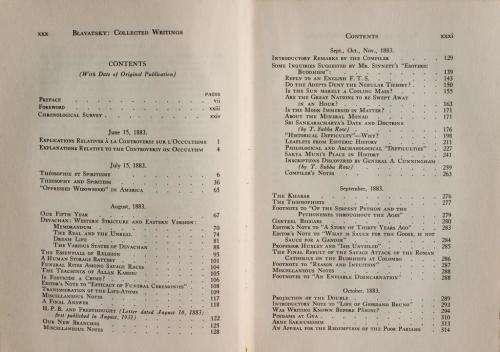 H P Blavatsky: COLLECTED WRITINGS 1883: Volume V (1950 Edition)
