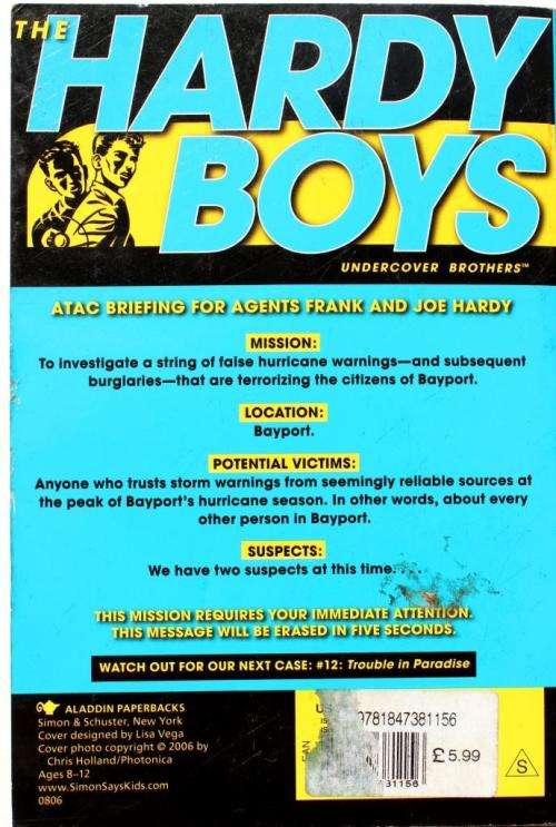 THE HARDY BOYS: HURRICANE JOE