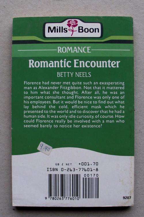 Mills & Boon: ROMANTIC ENCOUNTER by Betty Neels