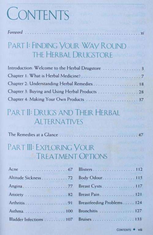 THE HERBAL DRUGSTORE by Linda B White and Steven Foster reviewed by Dr Ian Banks