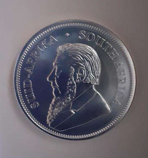 1 OZ ,999 FINE SILVER KRUGERRAND 2020 COIN