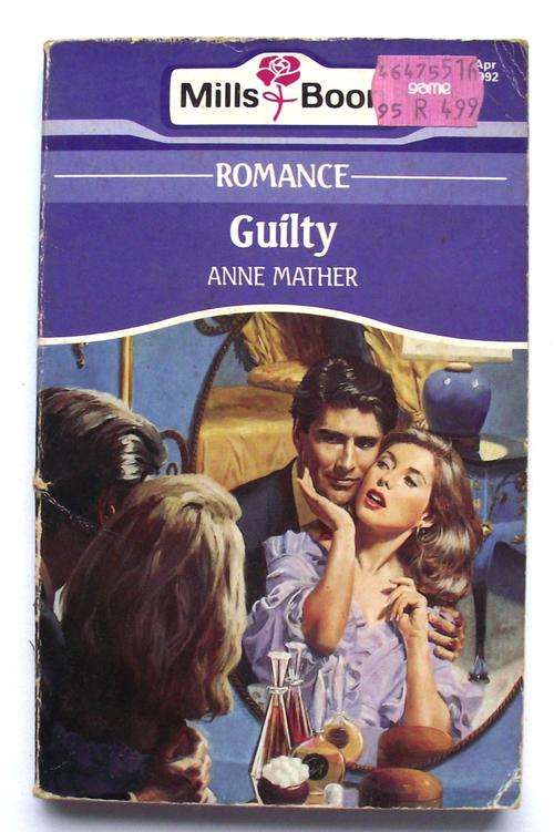 MILLS & BOON: Romance: GUILTY (good cond.)