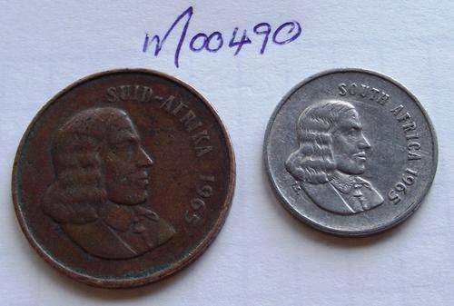 1965: 5c & 2c Coins (One bid for both)