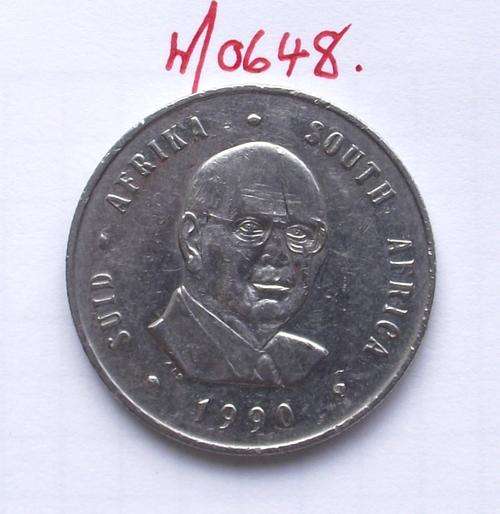 1990 R1 Coin: Pers. Botha