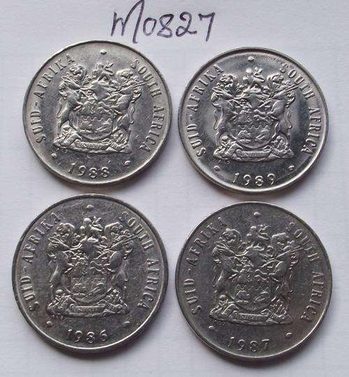 1986-1989 20c COINS (One bid for 4 coins)