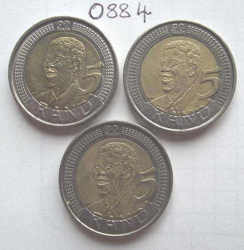 2008 Mandela Birthday R5 (One bid for 3 coins)