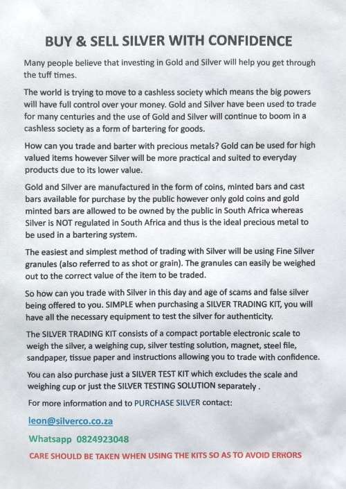 SILVER TRADING KIT