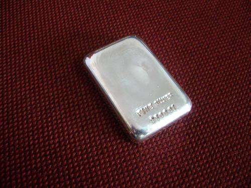 250gm FINE SILVER CAST BULLION BAR 999 PURITY WITH CERTIFICATE