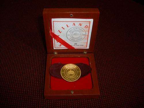1/2 oz 999,9 GOLD KING MSWATI 111 COIN - ONLY 100 MINTED (RARE COIN)