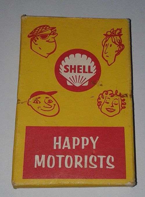 Vintage Shell Card Game - Happy Motorists