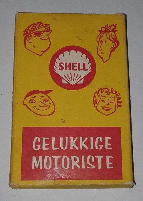 Vintage Shell Card Game - Happy Motorists