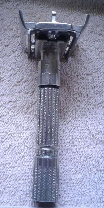Gillette `Fatboy` 1961 Adjustable Safety Razor