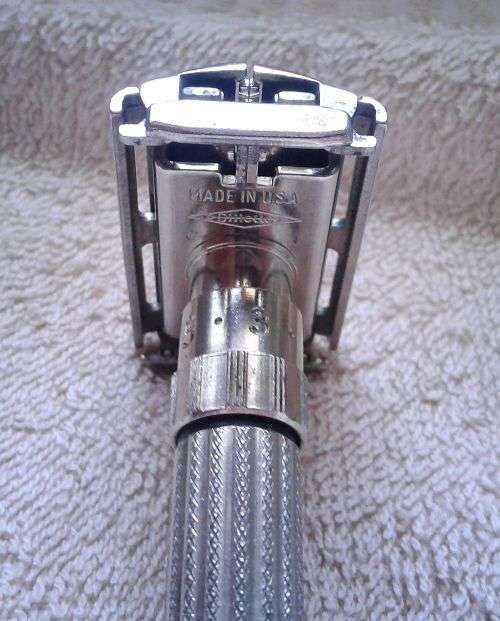 Gillette `Fatboy` 1961 Adjustable Safety Razor