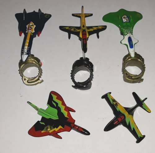 Vintage Ring and Skull Squadron Raider Toys by Matchbox