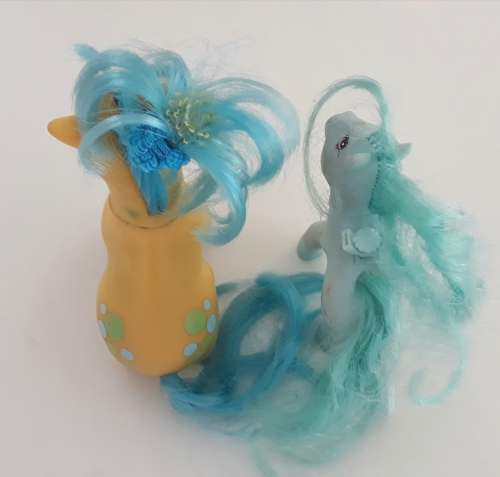 Vintage Hasbro My Little Ponies (Bubbles and Peach Blossom)